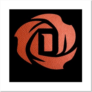 Derrick Rose Logo - Basketball Texture Posters and Art